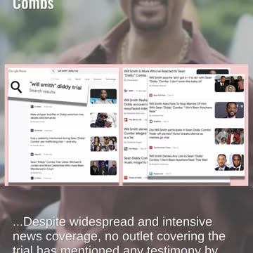 Fact Check: Will Smith Did NOT Testify in the Trial of Sean 'Diddy' Combs