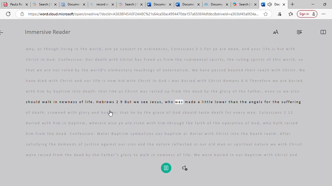 Identification with Jesus 20th Anniv Part 2 Died with Jesus!!!