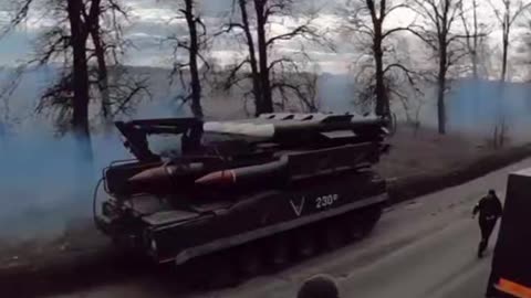 Ukraine war archive footage North of Kiev 2022