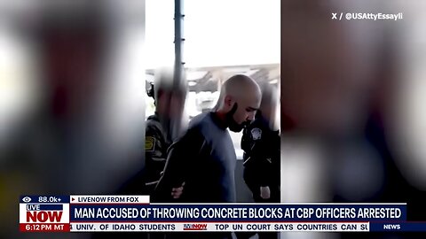 FBI arrests CA man who allegedly threw rocks at officers