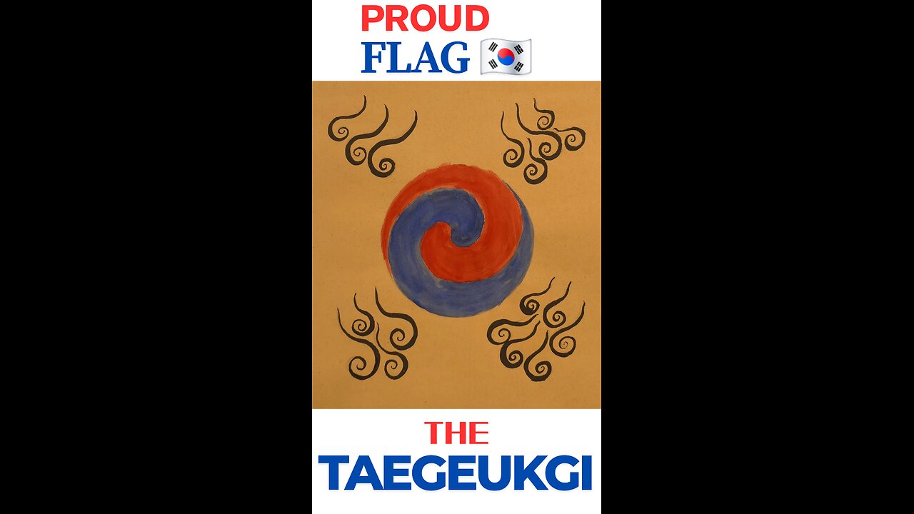 Korea’s Proud Flag — Let It Wave 🇰🇷 (Hand-Painted Tribute)