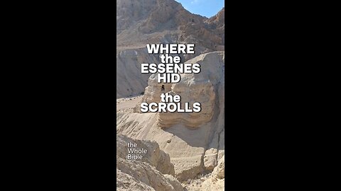 The Essenes Saved the Scrolls Here‼️