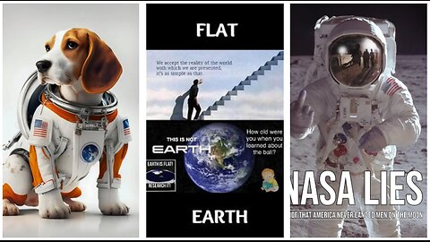 NASA BLOOPERS - FLAT EARTH - NASA MONEY GRIFT