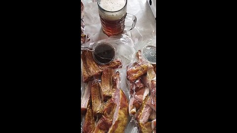 homemade goodies and beer