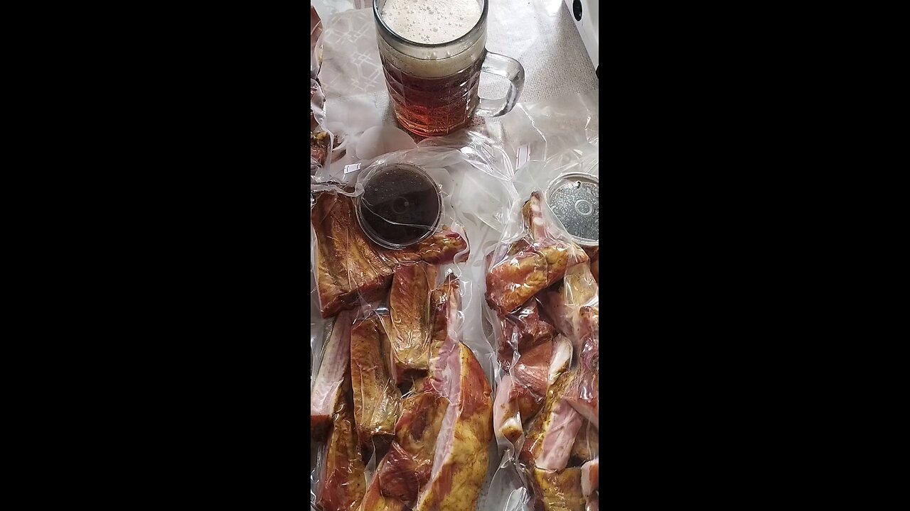 homemade goodies and beer