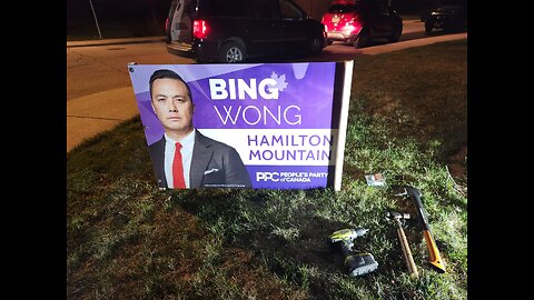 Cable 14 spot for Bing Wong, People's Party of Canada candidate in the riding of Hamilton Mountain.