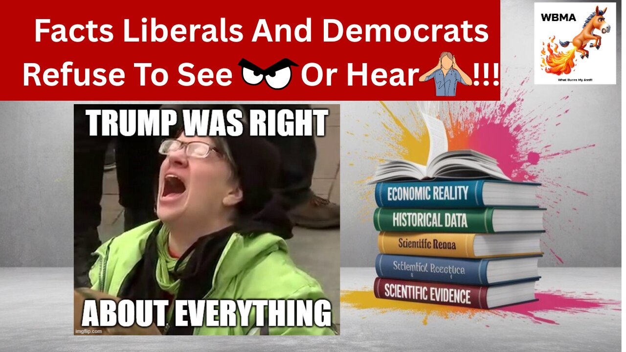 Things Liberals and Democrats Fail To See and Don't Want To Hear !