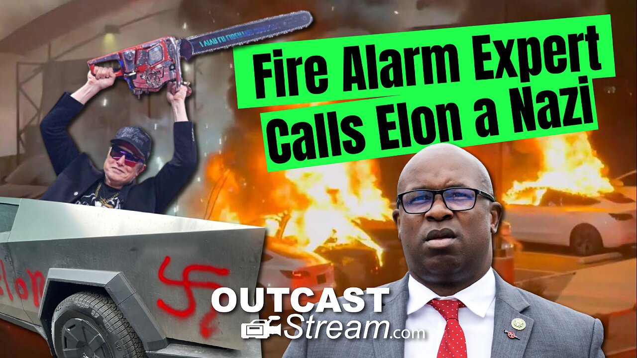 Fire alarm expert Jamal Bowman calls Elon Musk a Nazi.