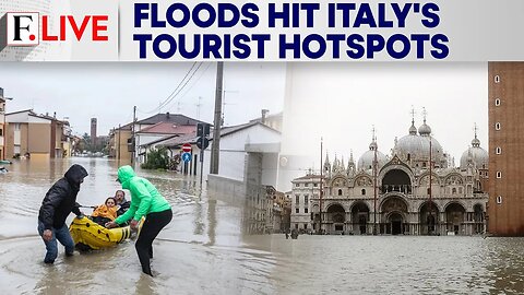 Floods Hit Italy's Tuscany, Tourist Hotspots as Landslide Sweeps Away Homes | Firstpost Live | N18G