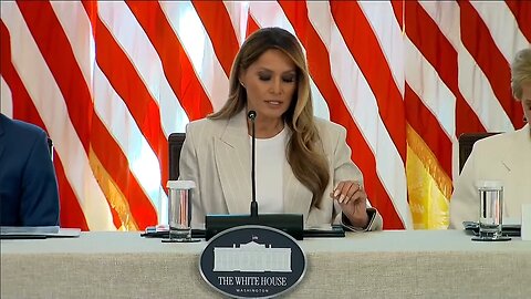 First Lady Melania Trump Hosts a Meeting of the White House Task Force on AI Education