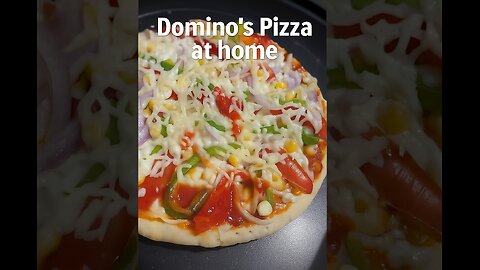 Domino's Pizza at home 😋 5 minutes only🍕🏠⏱️