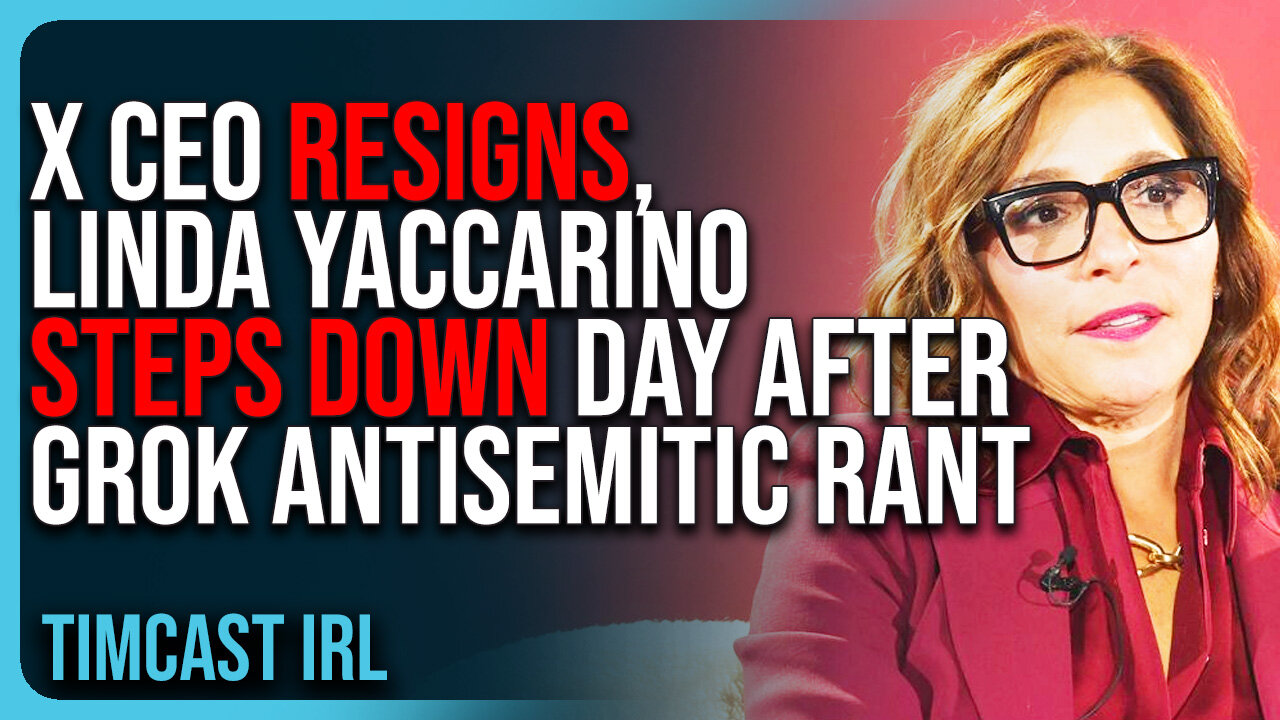 X CEO RESIGNS, Linda Yaccarino STEPS DOWN Day After Grok AI Antisemitic TANTRUM