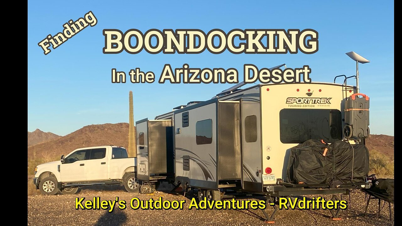 Boondocking in the Desert RVdrifters