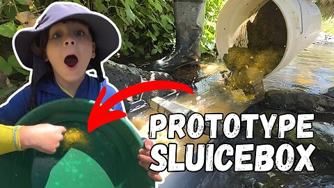 WE FOUND GOLD! But My New Sluice Prototype FAILED... ⛏️