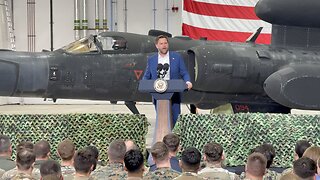 VP Vance Addresses American Troops Abroad at UK’s RAF Fairford Station