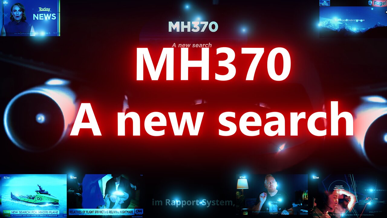The Search for MH370 is Back ON . Moviavi editor test