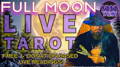 FULL MOON TAROT LIVE | FREE & Donation-Based READINGS