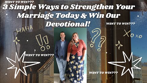 3 Simple Ways to Strengthen Your Marriage Today + Win Our Devotional! #aperfectlyimperfectmarriage