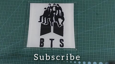 BTS logo Glass painting