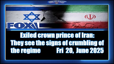 Exiled crown prince of Iran They see the signs of crumbling of the regime