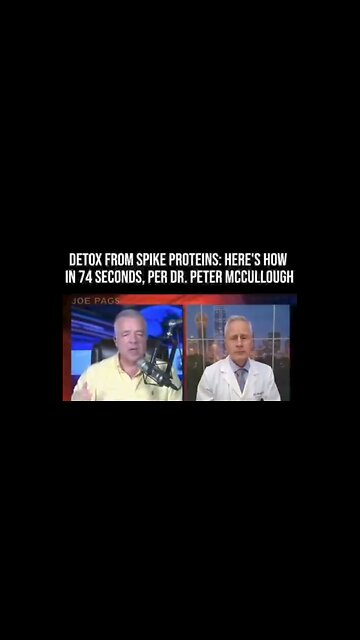 SPIKE PROTEIN DETOX : DR. PETER MCCULLOUGH