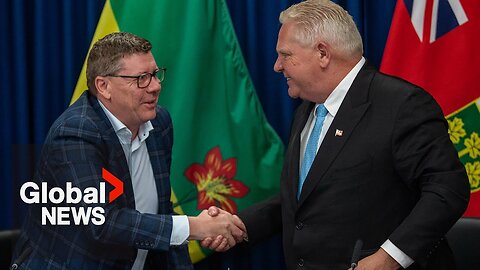 Ontario, Saskatchewan sign free trade agreement in effort to boost economy amid Canada-US tensions