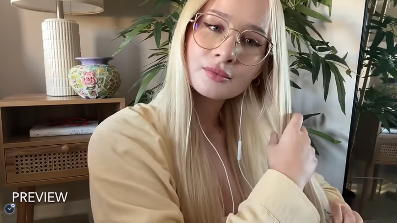 hanging out while I braid my hair { asmr } *slow and gentle