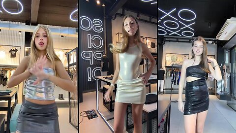 Girls fashion new styles try on skirts dress and tops at lemonade12