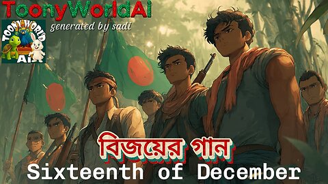 Sixteenth of December | ১৬ ই ডিসেম্বর | বিজয়ের গান | 1971 | ToonyWorldAi