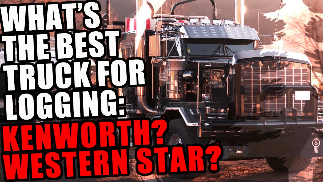 The TOUGHEST Question For Loyal #Kenworth Loggers: Can A #WesternStar Compete? #logging #comparison