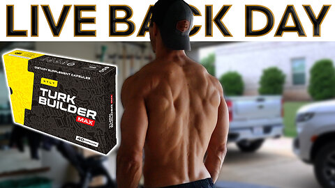 LIVE Pull Workout and Q&A – Sunday afternoon BACK day Session