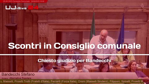 Scontri in Consiglio comunale Chiesto giudizio per Bandecchi