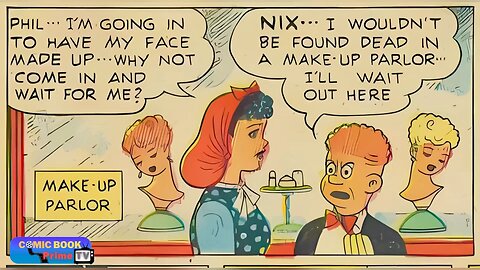 The make-up parlor, Fritzi Ritz By Ernie Bushmiller #ytshorts #shortvideo #shorts #comics #funny