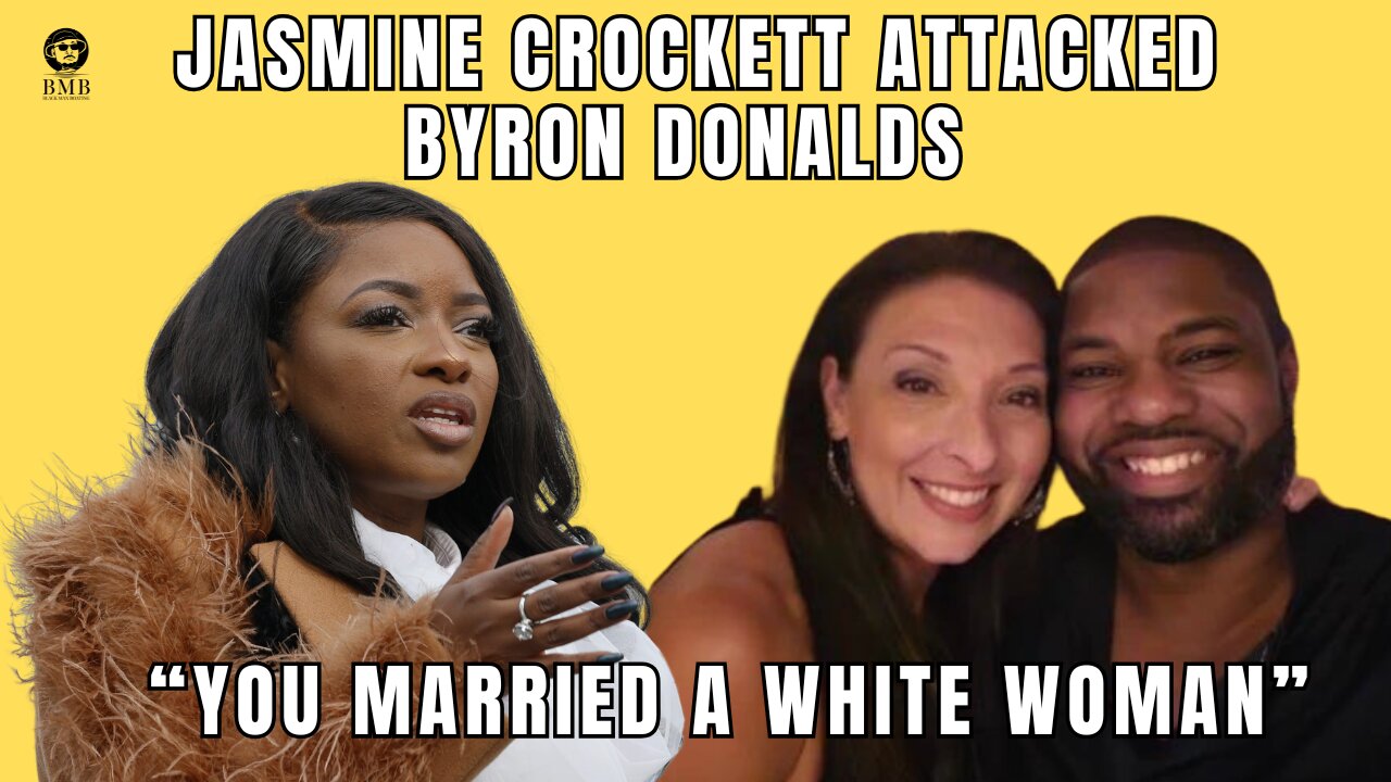 Jasmine Crockett’s Shocking Rant: Byron Donalds ‘Whitewashed’ for Marrying a White Woman