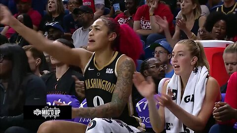 🗣️ Shakira Austin mic'd up during Washington Mystics win vs Minnesota Lynx | WNBA women's basketball
