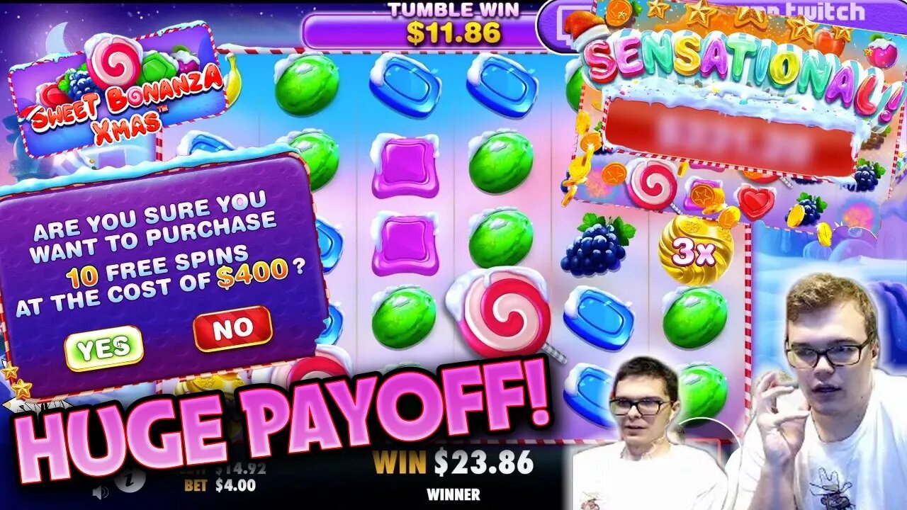 ALL IN SWEET BONNAZA XMAS PAYS INSANE!