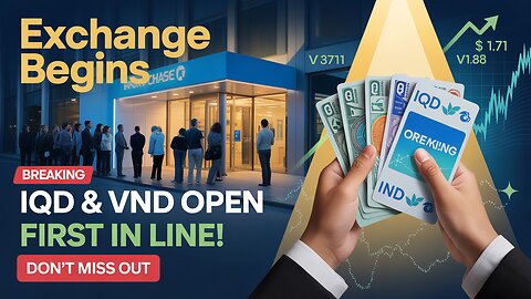 Iraqi Dinar 🚨 IQD & VND Exchange Begins – Be Among the First in Line!