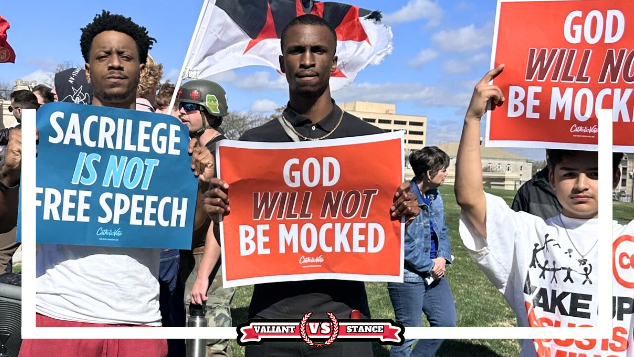 Catholics SHUT DOWN Satanic Mass at Kansas State Capitol