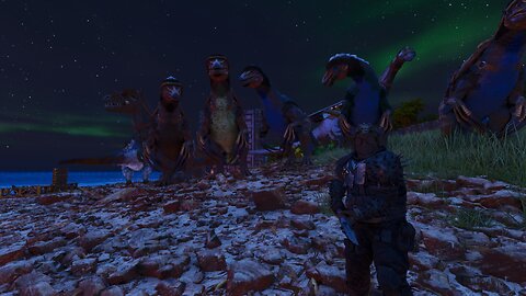 Starting on Rag, then Hunting for Hide and Lumber on the Island.[Ark: Survival Ascended]