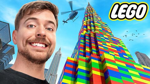I Built The World's Largest Lego Tower