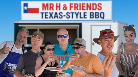 rits BBQ Texas Style Pork Butt for Lot's of British Friends ! First Reactions & Cook !