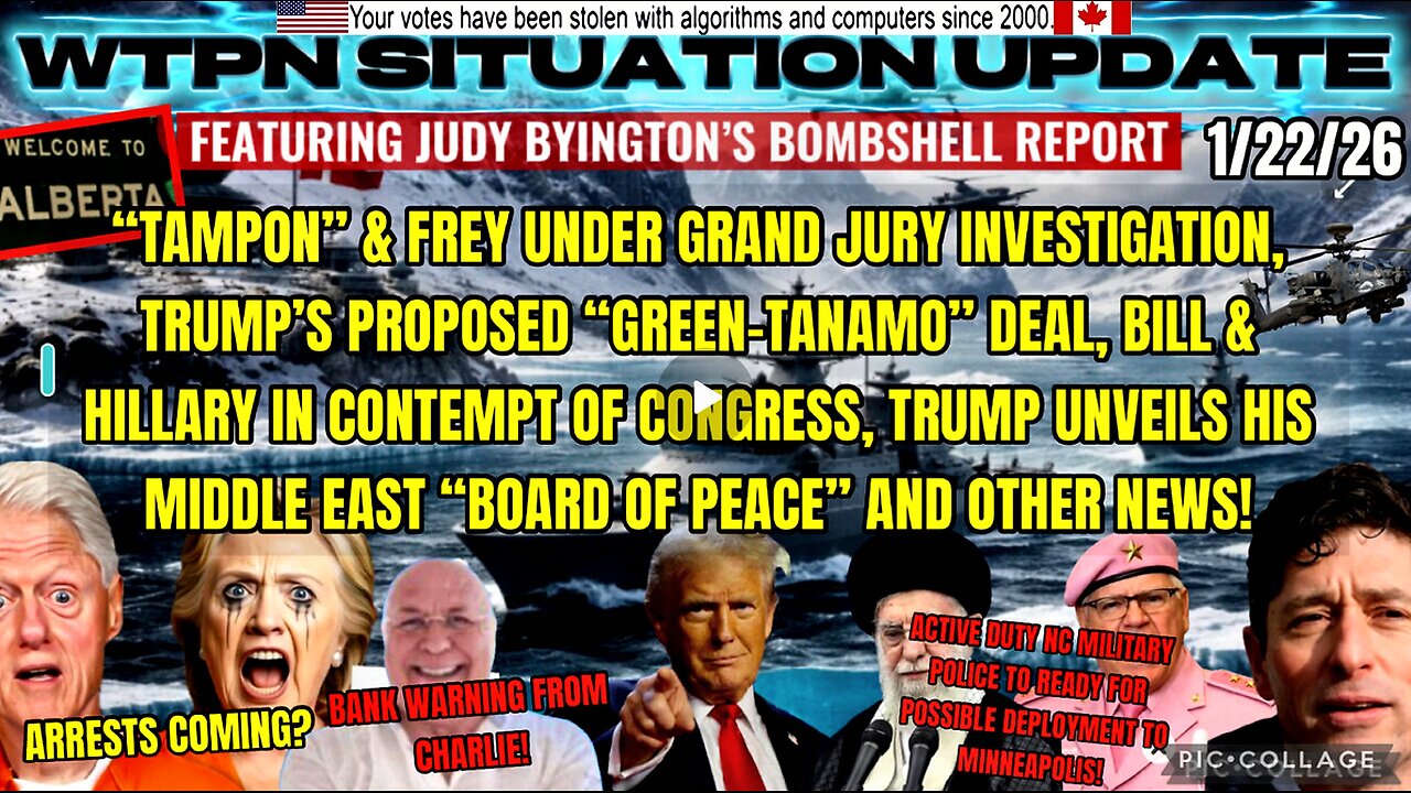 WTPN SITUATION UPDATE FEATURING RESTORED REPUBLIC 1/22/26