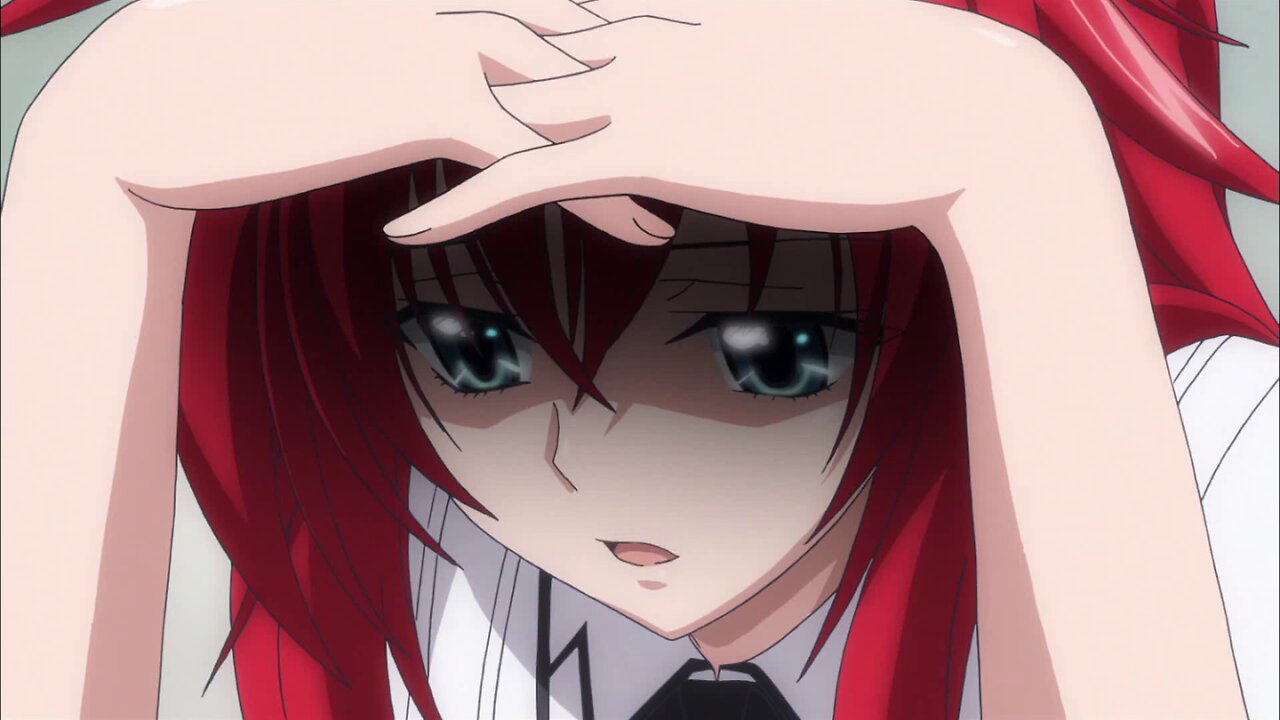 High School DXD New - Rias embarrassed