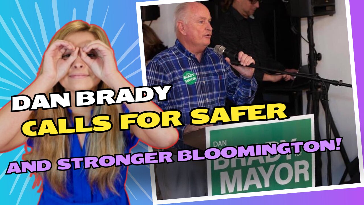 Victorious Dan Brady calls for a safer Bloomington