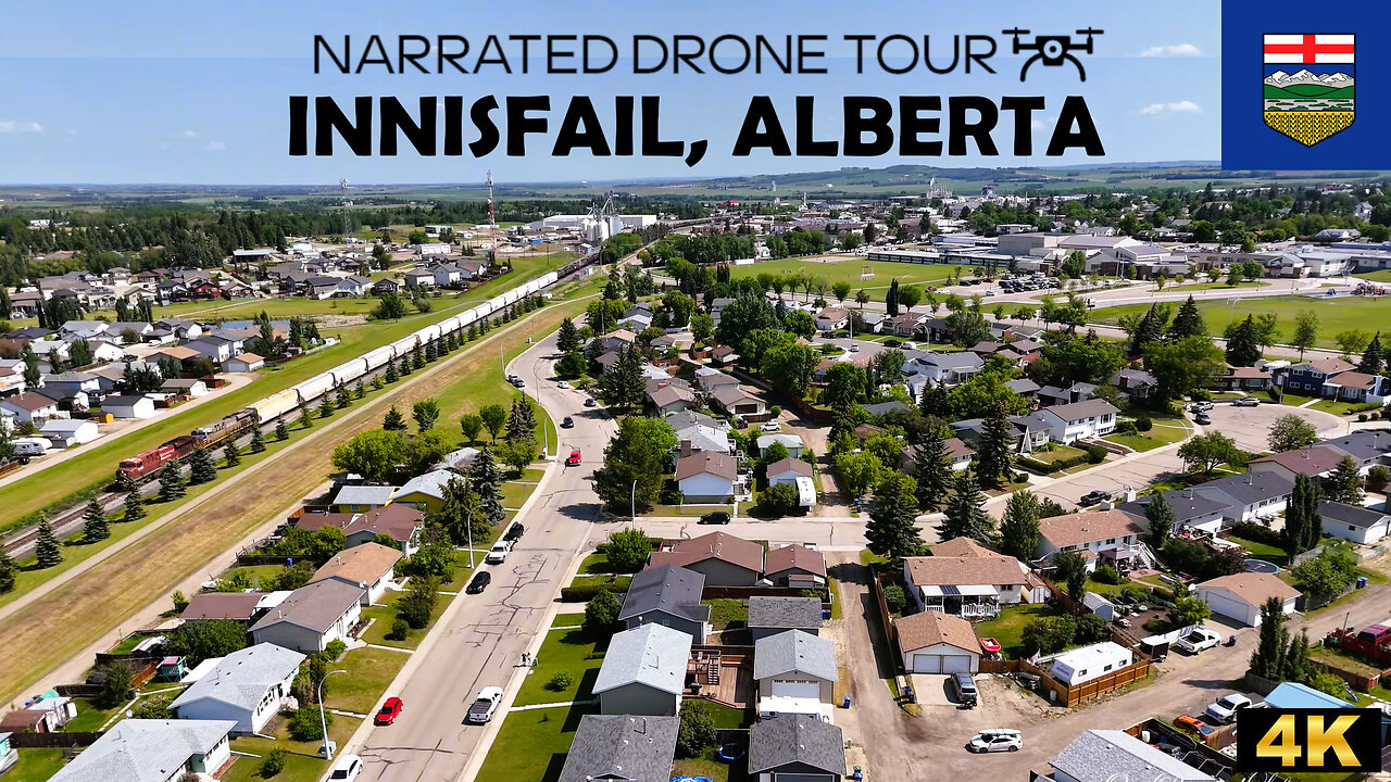 🌾 Innisfail, Alberta 🚁🍁 4K Drone