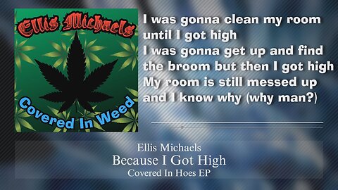 Because I Got High - rock cover (lyric video)