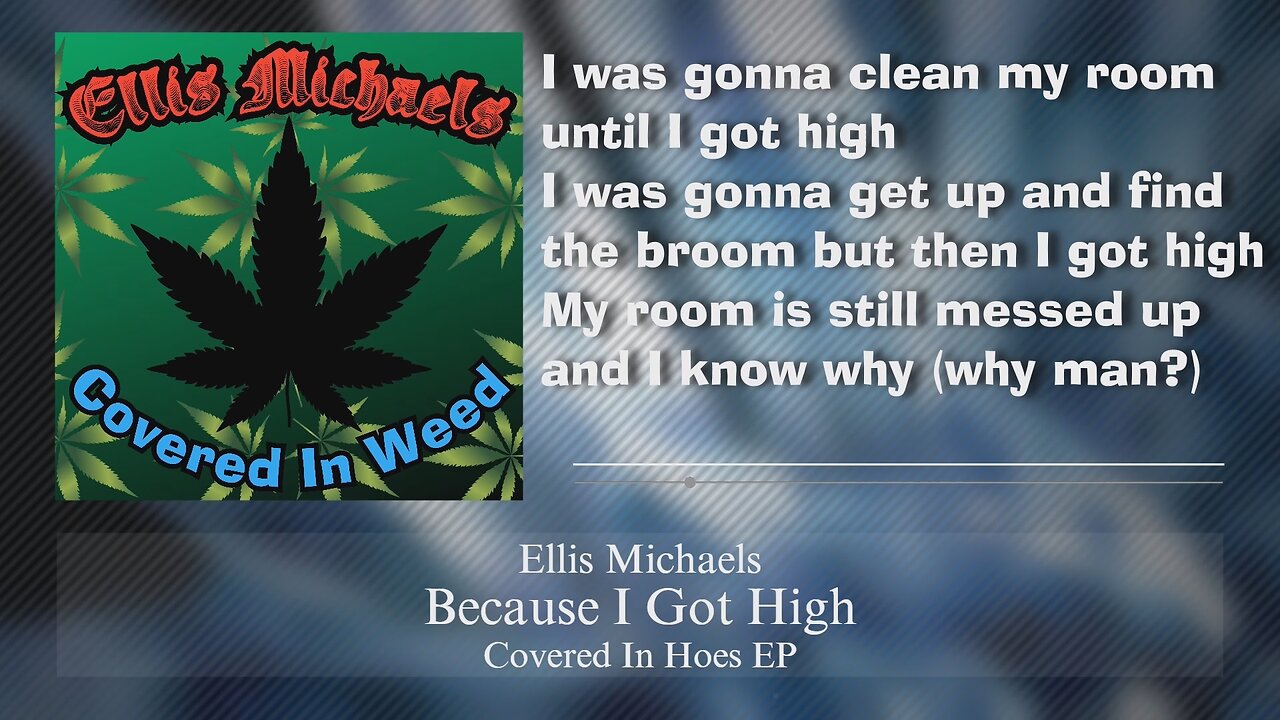 Because I Got High - rock cover (lyric video)