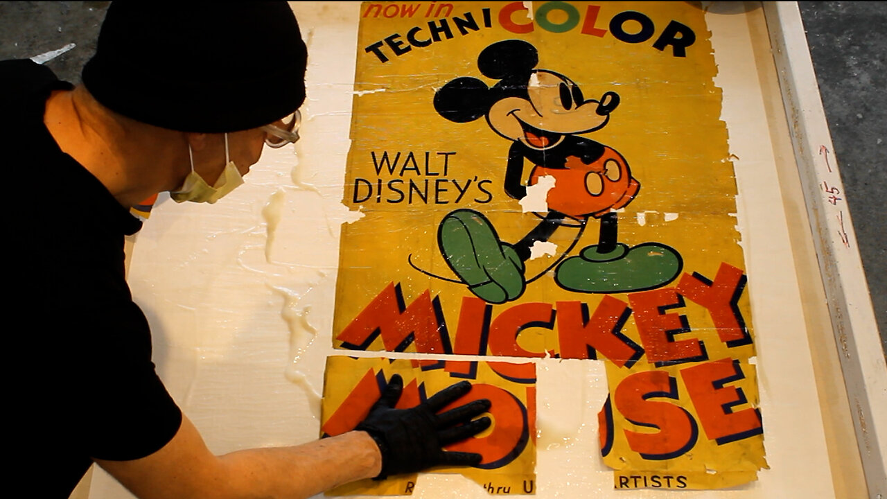 RESTORING - Mickey MOUSE - The Band Concert 1935 Poster Fix