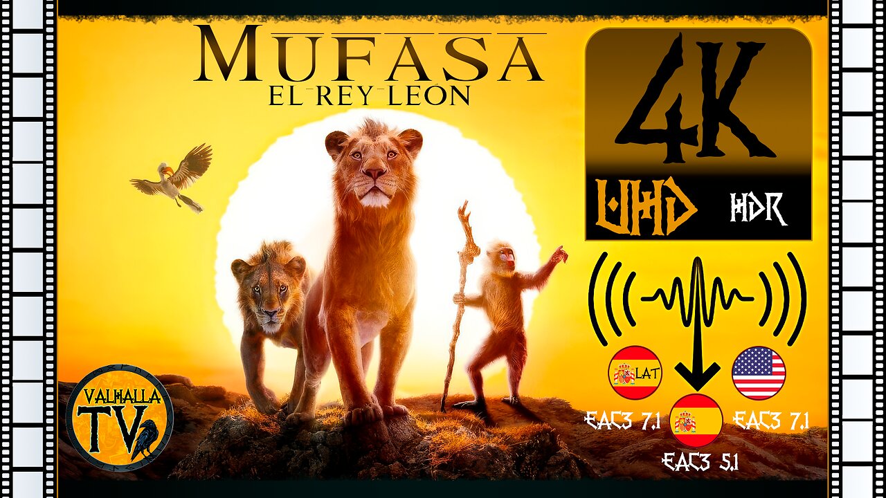 Descargar Mufasa El Rey León 4K HDR Audio Latino - Castellano - English