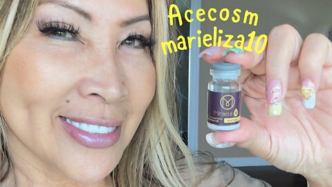 Doing mesotheraphy using Miracle H | Over60 skincare